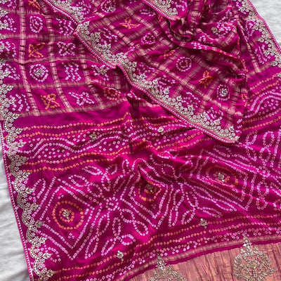 bandhej saree