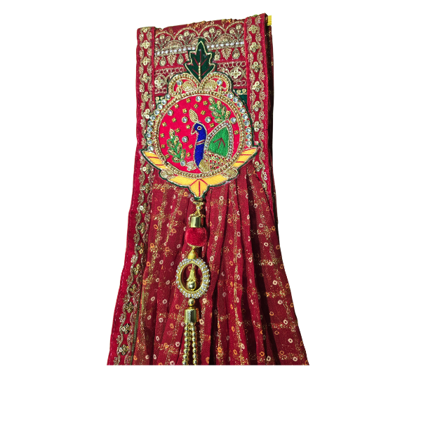 Pikok Bandhani Brouch Stall