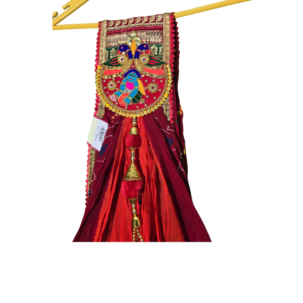 Ladu Gopal Bandhani Brouch Stall